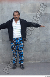 Whole Body Man T poses White Casual Average Standing Street photo references